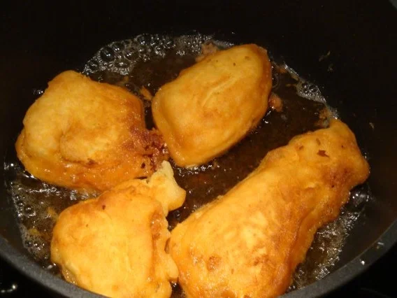 Backfisch im Bierteig mit schwäbischem Kartoffel-Gurkensalat - Rezept - Bild Nr. 6