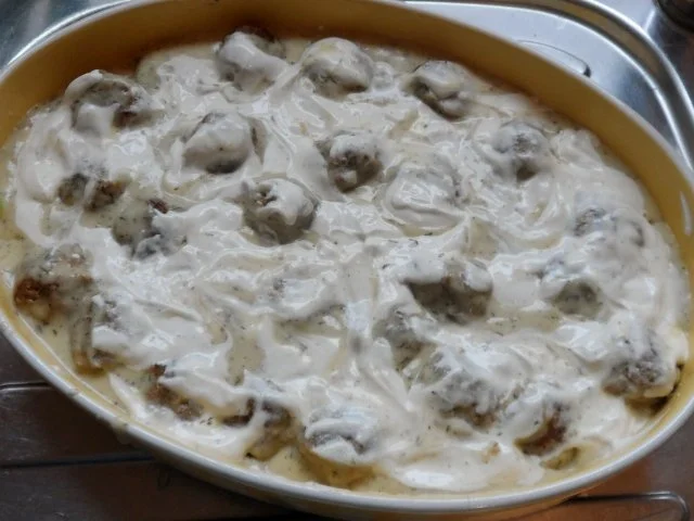 Aufläufe: Cremiger Schwarzwurzel-Kohlrabi-Auflauf mit Dill-Hackbällchen - Rezept - Bild Nr. 14