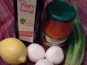 Champignonsalat mit Ajvar - Rezept