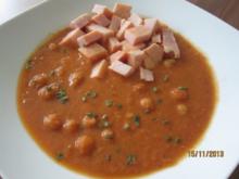 Kichererbsensuppe mit Kasseler - Rezept