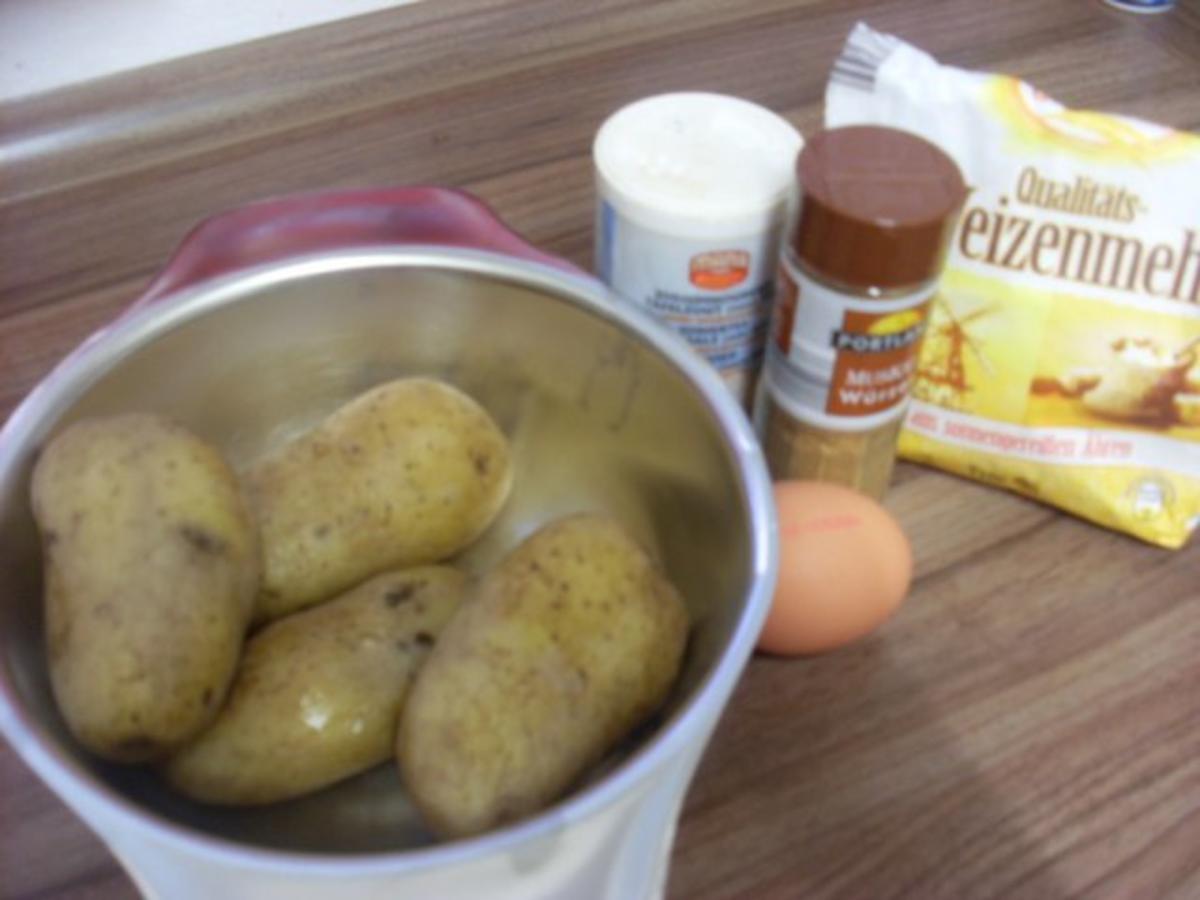 Fingernudeln   wir haben sie als Kinder schon geliebt unsere "Kartoffelwürschtle" - Rezept - Bild Nr. 3