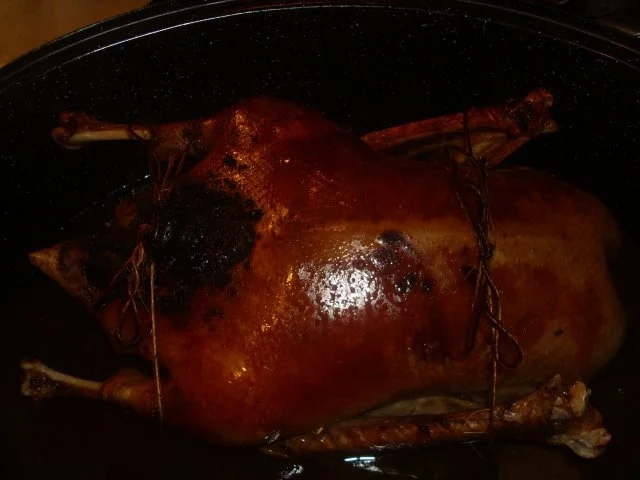 Martinsgans mit Äpfel und Rosinen - Rezept - Bild Nr. 4