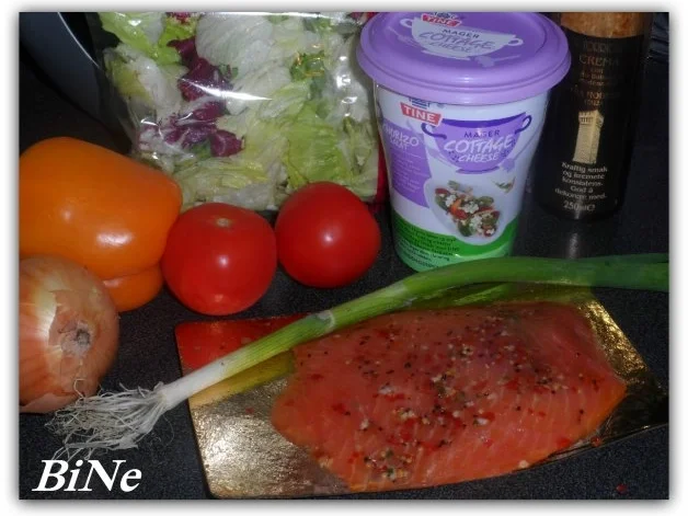 Rezept: BiNe` S RÆUCHERLACHSSALAT Bild Nr. 3 BiNe` S RÆUCHERLACHSSALAT - Rezept - Bild Nr. 3