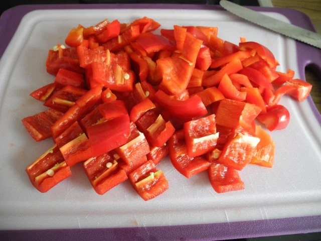 Vegan : Paprikagulasch mit Broccoli - Pasta - Rezept - Bild Nr. 4
