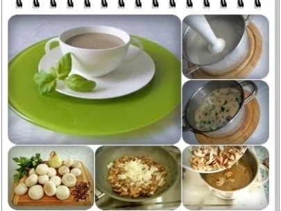 Champignons-Steinpilze  Cremesuppe - Rezept - Bild Nr. 3