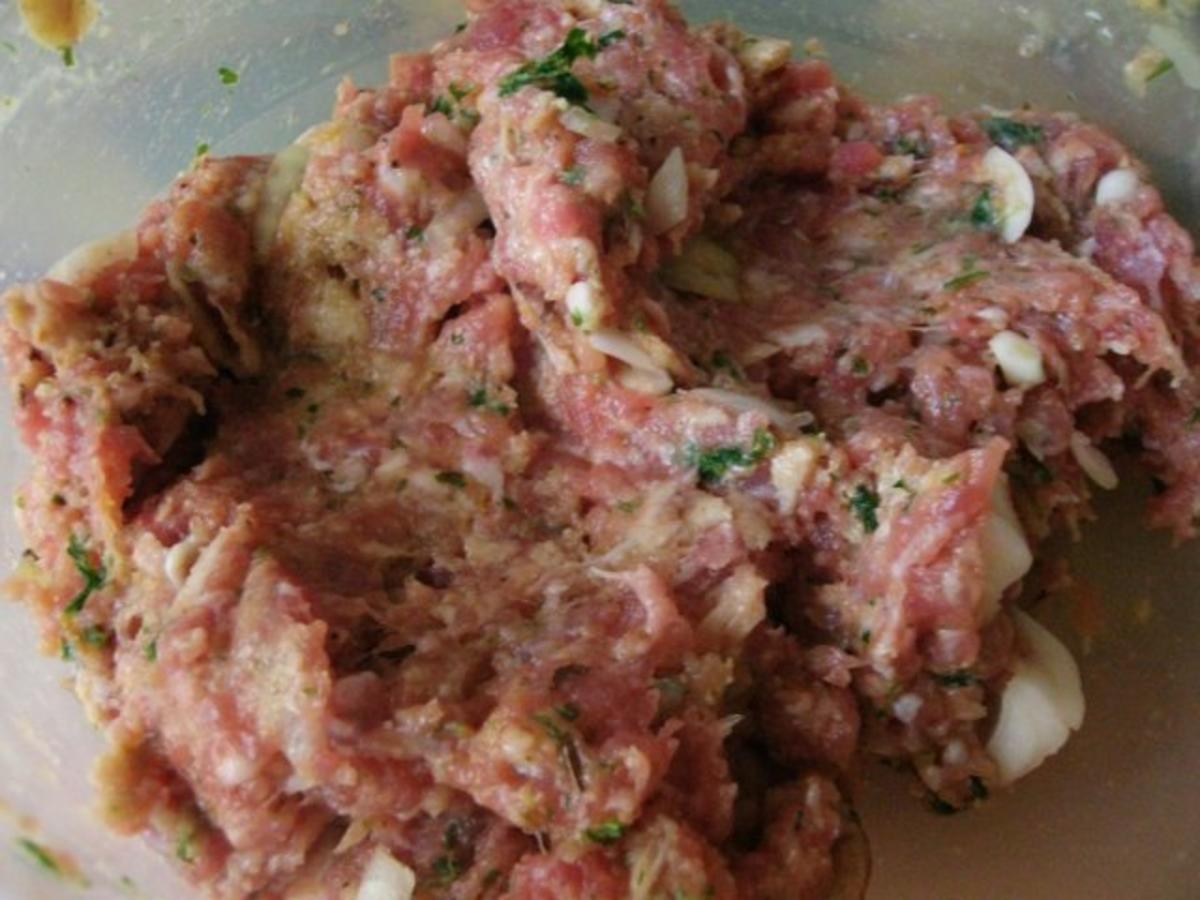 Bratklops mit Porreegemüse - einfach - 19 kcal/100g