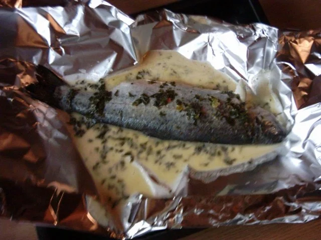 Forelle in Alu gegart - Rezept - Bild Nr. 3