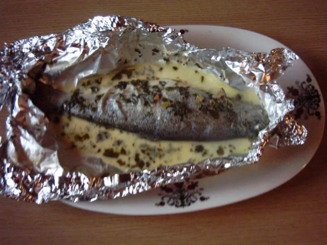 Forelle in Alu gegart - Rezept - Bild Nr. 5