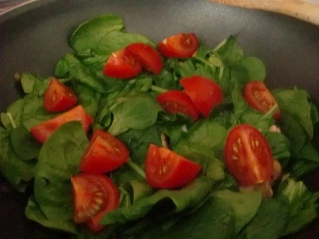 Spinat - Pilz - Pfanne - Rezept - Bild Nr. 2