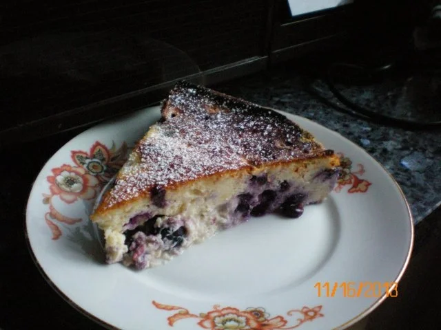 Kuchen: Käsekuchen mit Heidelbeeren - Rezept