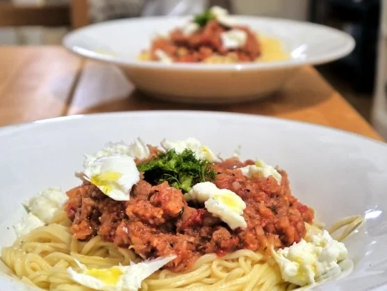 Rezept: Spaghetti mit Fenchel-Tomaten-Sauce und Büffelmozzarella Bild Nr. 16 Spaghetti mit Fenchel-Tomaten-Sauce und Büffelmozzarella - Rezept - Bild Nr. 16