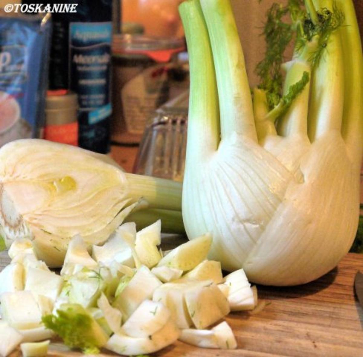 Spaghetti mit Fenchel-Tomaten-Sauce und Büffelmozzarella - Rezept - Bild Nr. 4