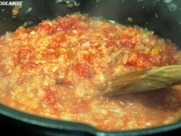 Rezept: Spaghetti mit Fenchel-Tomaten-Sauce und Büffelmozzarella Bild Nr. 11 Spaghetti mit Fenchel-Tomaten-Sauce und Büffelmozzarella - Rezept - Bild Nr. 11