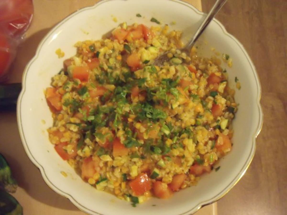 Linsen Bulgur Salat - Rezept mit Bild - kochbar.de