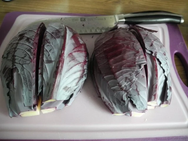 Vegan : Orangen - Apfel - Rotkraut - Rezept - Bild Nr. 2