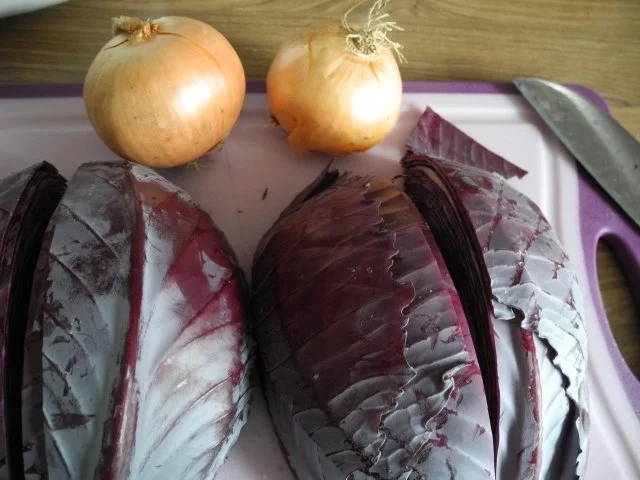 Vegan : Orangen - Apfel - Rotkraut - Rezept - Bild Nr. 3