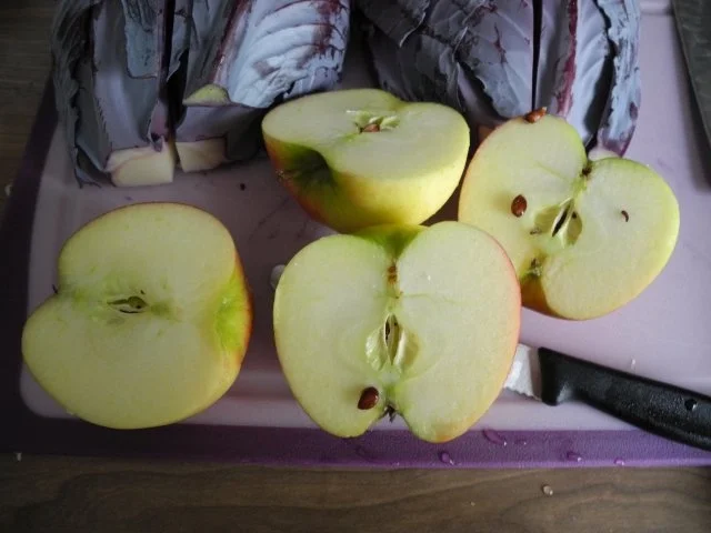 Vegan : Orangen - Apfel - Rotkraut - Rezept - Bild Nr. 8