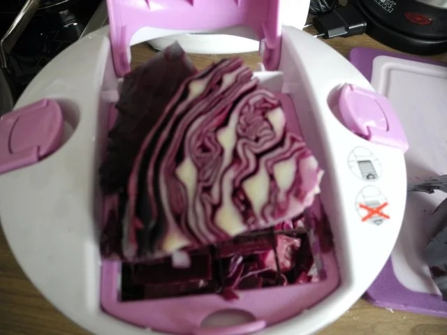 Vegan : Orangen - Apfel - Rotkraut - Rezept - Bild Nr. 11