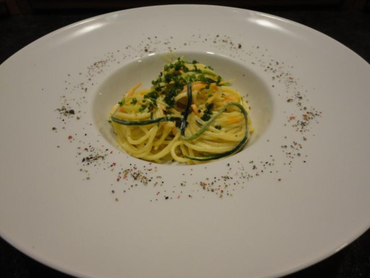 Pasta mit Gemüse Streifen und Mascarpone Sauce - Rezept - Bild Nr. 11
