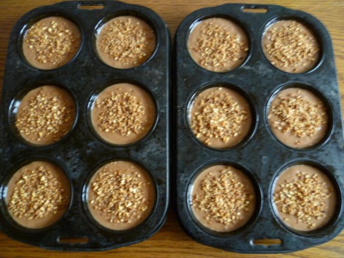 Kleingebäck - Vorweihnachtliche Nougat-Muffins - Rezept - Bild Nr. 2