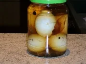 Soleier mit Senfdressing - Rezept