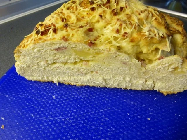 Rezept: Käse-Schinken Brot Bild Nr. 7 Käse-Schinken Brot - Rezept - Bild Nr. 7
