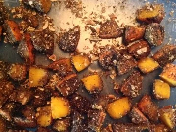 Nudelsalat mit Kürbis,geröstetem Mais und karamellisierter Paprika - Rezept - Bild Nr. 5