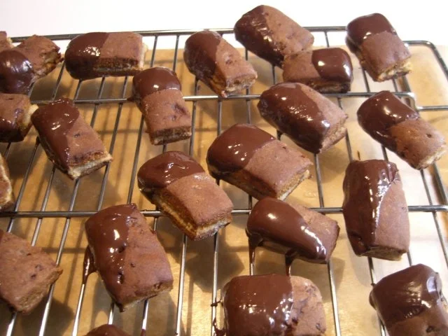 Rezept: Printen mit Rum-Marzipan-Füllung Printen mit Rum-Marzipan-Füllung - Rezept