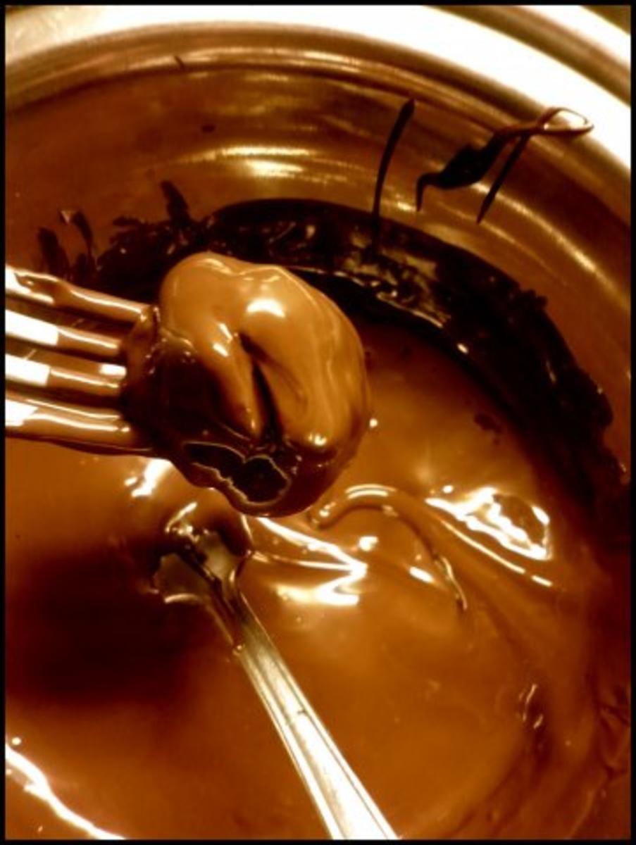 Schokoladen-Kirsch-Küsschen - Rezept - Bild Nr. 13