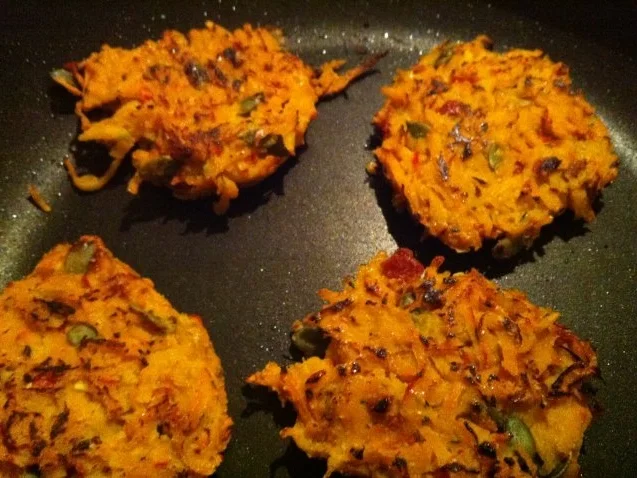 Kürbisrösti vegan - Rezept