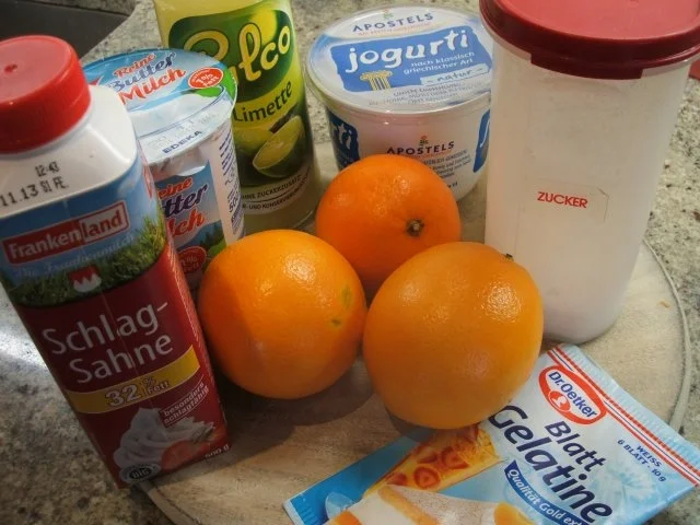 Rezept: Dessert: Orangenbuttermilch Bild Nr. 2 Dessert: Orangenbuttermilch - Rezept - Bild Nr. 2