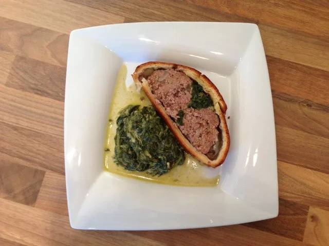 Hackbraten im Teigmantel - Rezept