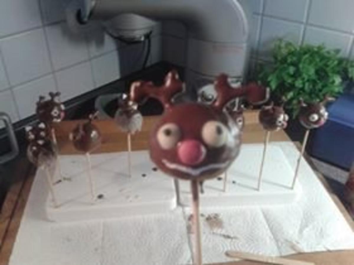 Rudolf das Rentier - Cake Pops - Rezept