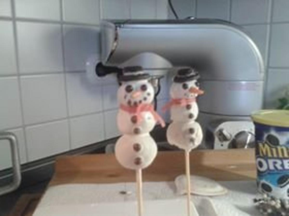 Bilder für Schneemänner - Cake Pops - Rezept