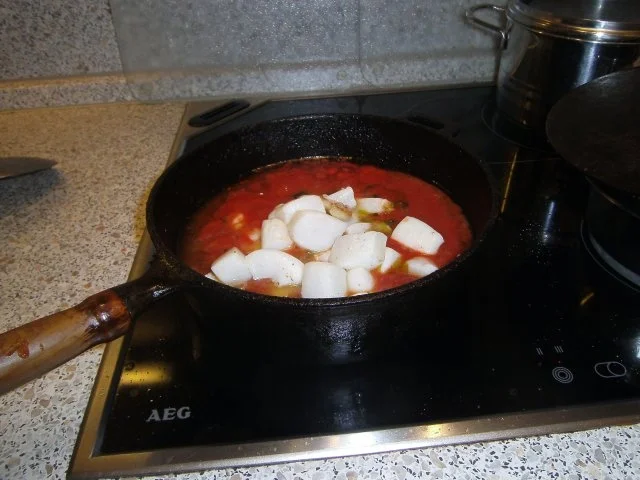 Rezept: Tintenfischfilet als Ragout Bild Nr. 3 Tintenfischfilet als Ragout - Rezept - Bild Nr. 3