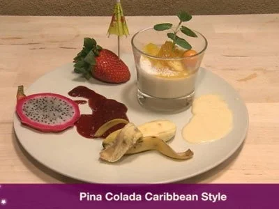 Rezept: Piña Colada Caribbean Style (Silva Gonzalez) Piña Colada Caribbean Style (Silva Gonzalez) - Rezept