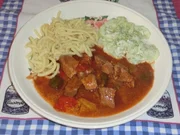 Scharfer Gulasch - Rezept