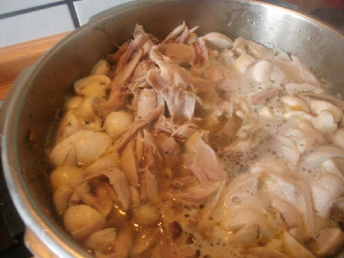 Hühnertopf mit Möhren und Porree überbacken - Rezept - Bild Nr. 7