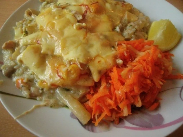 Hühnertopf mit Möhren und Porree überbacken - Rezept - Bild Nr. 14