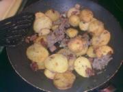 Dreierlei Kartoffelgröstl - nichts für Vegetarier!!! - Rezept