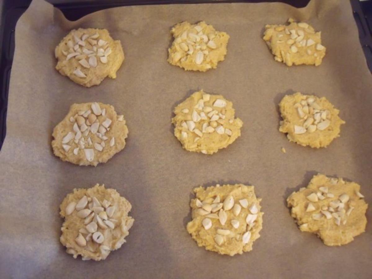 Peanut Cookies / Erdnuss Kekse - Rezept - Bild Nr. 2