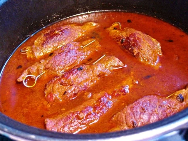 Kleine Rouladen aus Minutensteaks ... - Rezept - Bild Nr. 7