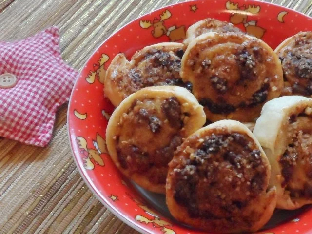 Weihnachtsgebäck: Knusprige Nougat-Blätterteigschnecken mit Cranberries - Rezept - Bild Nr. 16