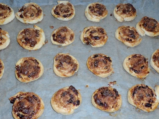 Weihnachtsgebäck: Knusprige Nougat-Blätterteigschnecken mit Cranberries - Rezept - Bild Nr. 15