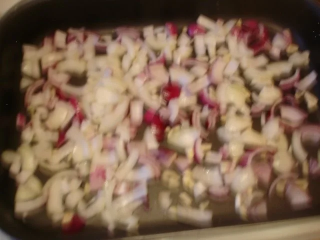 Hähnchenschenkel auf Gemüsebett - Rezept - Bild Nr. 4