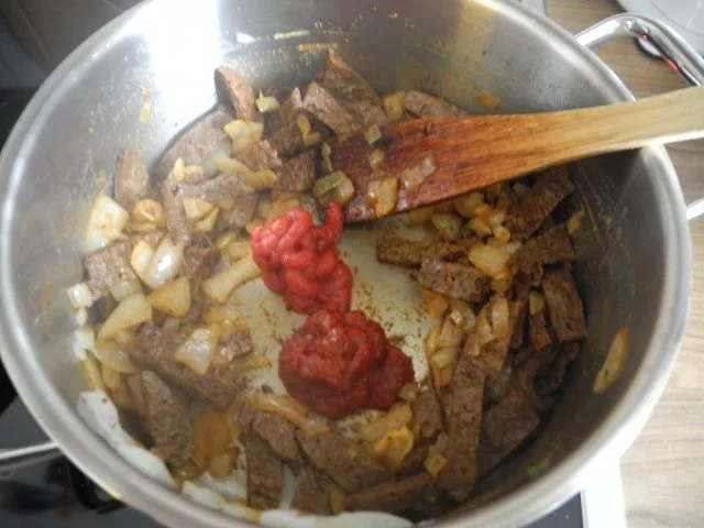 Vegan : Soja - Gulasch an Gemüse - Rezept - Bild Nr. 15