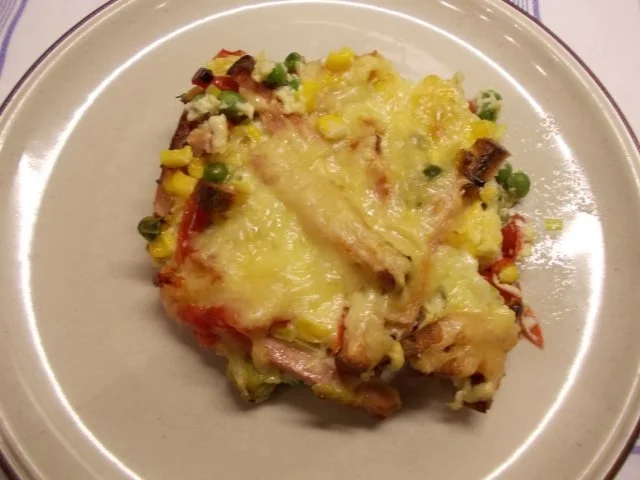 Rezept: Gemüseauflauf mit Fleischkäse Gemüseauflauf mit Fleischkäse - Rezept