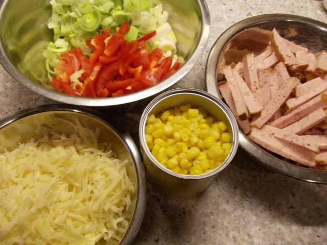 Rezept: Gemüseauflauf mit Fleischkäse Bild Nr. 3 Gemüseauflauf mit Fleischkäse - Rezept - Bild Nr. 3