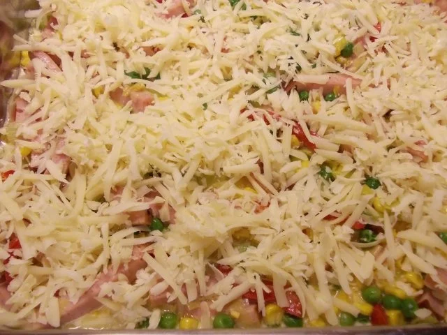 Rezept: Gemüseauflauf mit Fleischkäse Bild Nr. 8 Gemüseauflauf mit Fleischkäse - Rezept - Bild Nr. 8