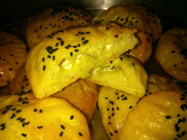 Kleine gefüllte Fladenbrote - Rezept - Bild Nr. 2